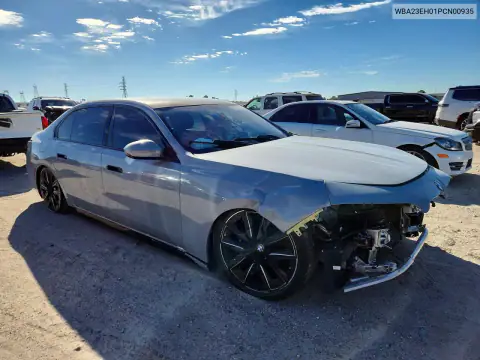 WBA23EH01PCN00935 — 2023 BMW 7ER, photo 4 from Copart, Front end