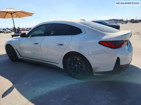 2024 BMW I4 Edrive 35 VIN WBY43AW08RFS29234 фото 2