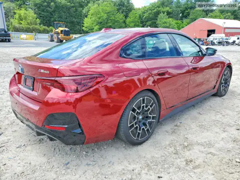 2025 BMW I4 M50 VIN WBY33HD06SFV10395 фото 3