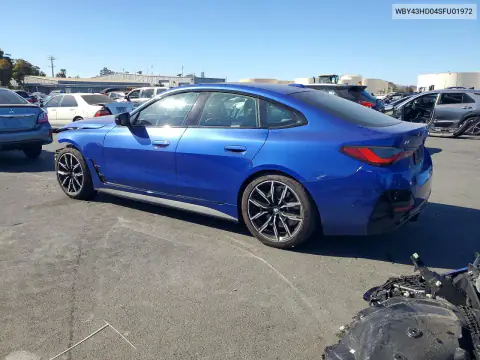 WBY43HD04SFU01972 — 2025 BMW i4, фото 2 з Copart, Передня частина
