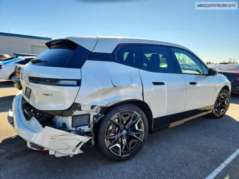 2024 BMW Ix xDrive50 VIN WB523CF07RCR51375 фото 3