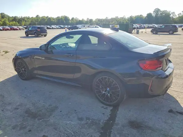 WBS2U7C02M7J55754 — 2021 BMW M2, photo 2 from Copart, Front end