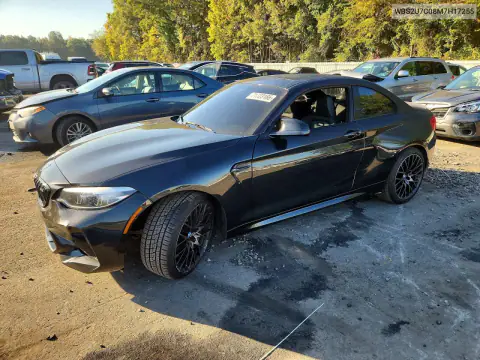WBS2U7C08M7H17255 — 2021 BMW M2, Lateral, fotos antes de reparar