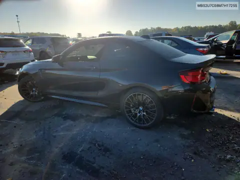 WBS2U7C08M7H17255 — 2021 BMW M2, foto 2 de Copart, Lateral