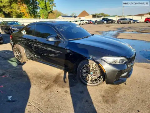 WBS2U7C08M7H17255 — 2021 BMW M2, foto 4 de Copart, Lateral
