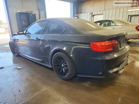 2009 BMW M3 VIN WBSWD93579P361278 фото 2