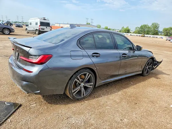 3MW5U9J01M8B50186 — 2021 BMW M3, photo 3 from Copart, Front end