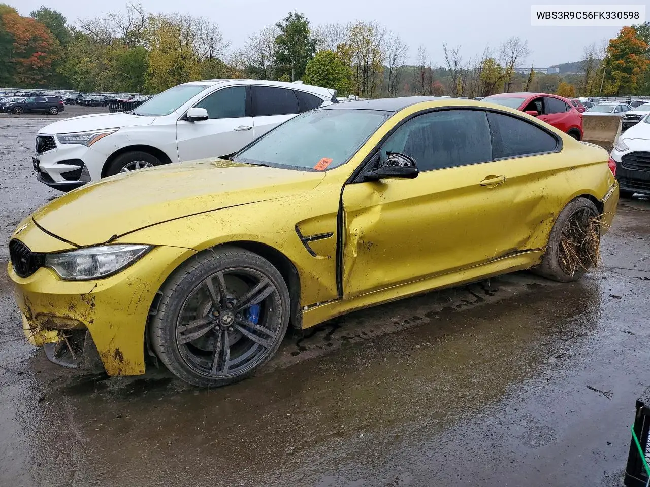 2015 BMW M4 VIN WBS3R9C56FK330598 фото 1