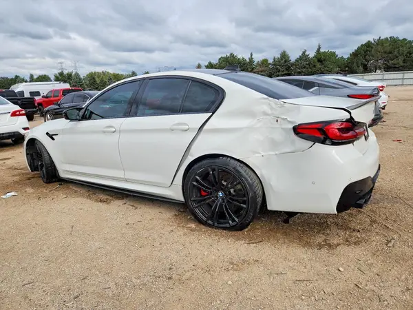 WBS83CH08MCH02664 — 2021 BMW M5, photo 2 from Copart, Rear end