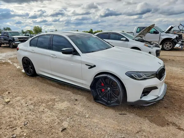 WBS83CH08MCH02664 — 2021 BMW M5, photo 4 from Copart, Rear end