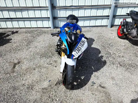 WB10D6003HZ710165 — 2017 BMW S 1000, photo 2 from Copart, Front end