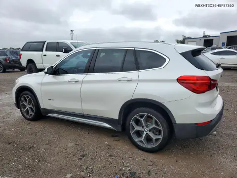 WBXHT3C36H5F87360 — 2017 BMW X1, zdjęcie 2 z Copart, Przód