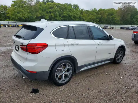WBXHT3C36H5F87360 — 2017 BMW X1, zdjęcie 3 z Copart, Przód
