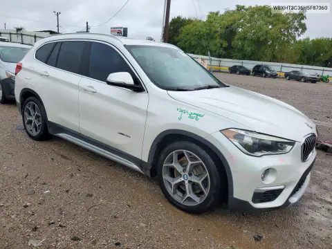 WBXHT3C36H5F87360 — 2017 BMW X1, zdjęcie 4 z Copart, Przód
