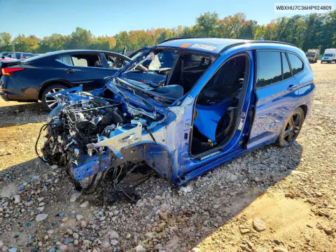 WBXHU7C36HP924809 — 2017 BMW X1, Desmontado, fotos antes de reparar