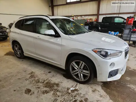 WBXHT3C35J3H31594 — 2018 BMW X1, фото 4 с аукциона Copart 22.10.2026, Задняя часть