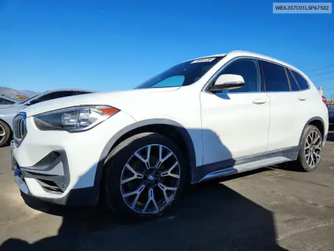 WBXJG7C01L5P67502 — 2020 BMW X1, Підтоплення, фото до ремонту