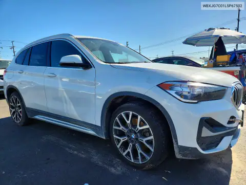 WBXJG7C01L5P67502 — 2020 BMW X1, фото 4 з Copart, Підтоплення