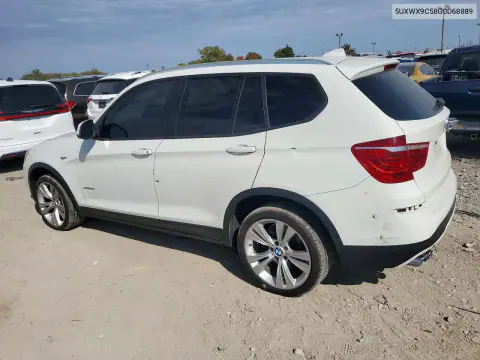2016 BMW X3 xDrive28I VIN 5UXWX9C58G0D68889 фото 2