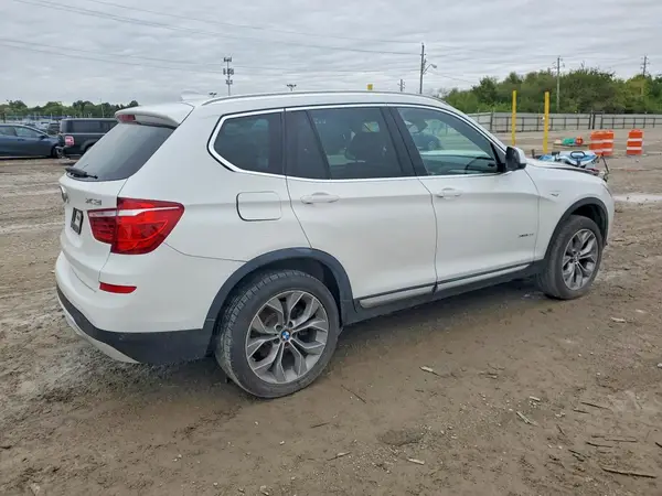 5UXWX9C30H0W71601 — 2017 BMW X3, photo 3 from Copart, Front end