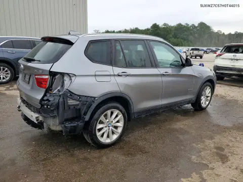 2017 BMW X3 Sdrive28I VIN 5UXWZ7C57H0T44015 фото 3
