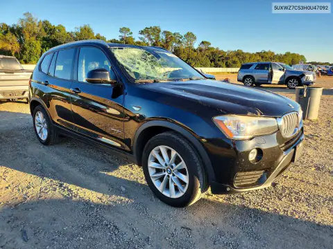 5UXWZ7C53H0U47092 — 2017 BMW X3, photo 4 from Copart 27.10.2026, Roof