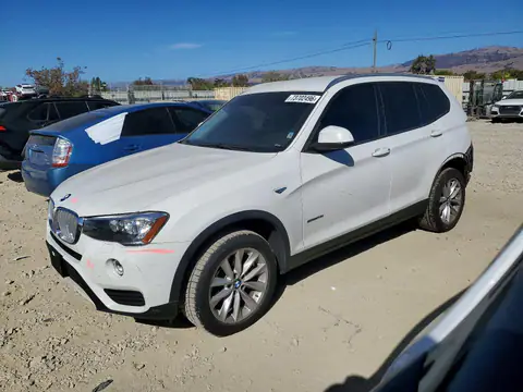 5UXWZ7C38H0V86908 — 2017 BMW X3, Tył (Rear End), zdjęć przed naprawą