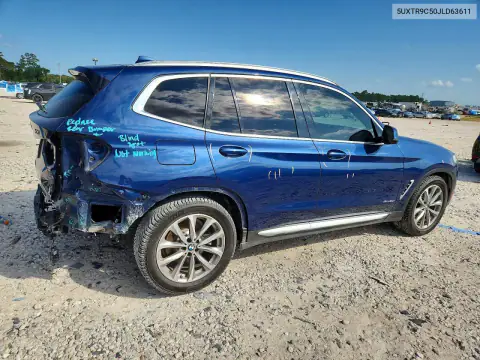 5UXTR9C50JLD63611 — 2018 BMW X3, фото 3 з Copart 03.11.2026, Задня частина