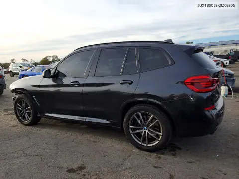 2019 BMW X3 xDrivem40I VIN 5UXTS3C59K0Z08805 фото 2