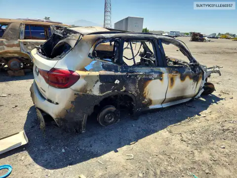 5UXTY9C01LLE60357 — 2020 BMW X3, фото 3 с аукциона Copart 16.10.2026, Пожар