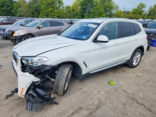 5UXTY5C06L9D65282 — 2020 BMW X3, Передняя часть (Front End), фото до ремонта