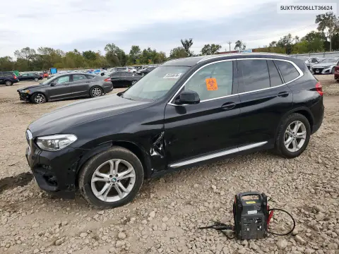 2020 BMW X3 xDrive30I VIN 5UXTY5C06LLT36624 фото 1