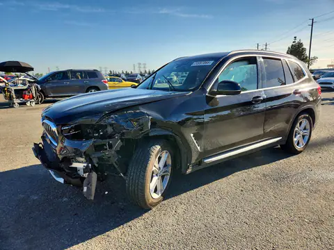 5UXTY3C00L9C90390 — 2020 BMW X3, Parte delantera, fotos antes de reparar