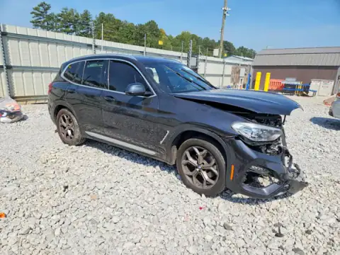5UXTY3C02M9D93277 — 2021 BMW X3, foto 4 de Copart, Parte delantera