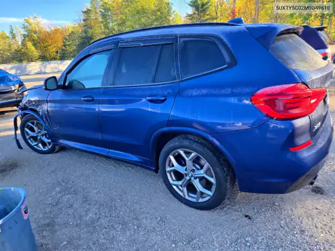 5UXTY5C02M9G49610 — 2021 BMW X3, zdjęcie 2 z Copart 15.10.2026, Przód