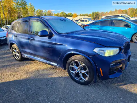 5UXTY5C02M9G49610 — 2021 BMW X3, zdjęcie 4 z Copart 15.10.2026, Przód