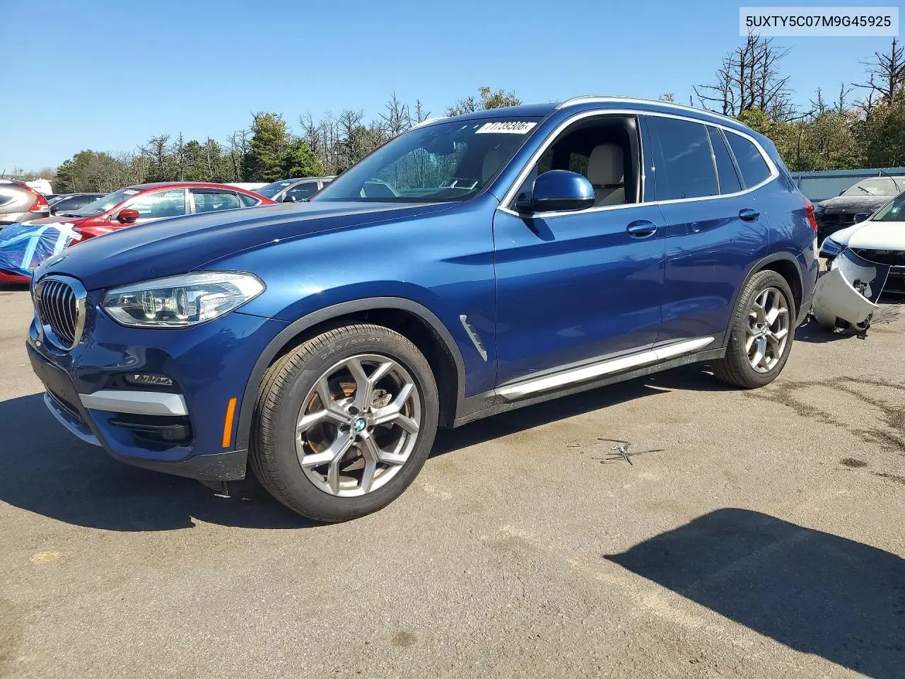 2021 BMW X3 xDrive30I VIN 5UXTY5C07M9G45925 фото 1