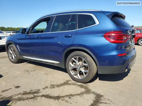 2021 BMW X3 xDrive30I VIN 5UXTY5C07M9G45925 фото 2