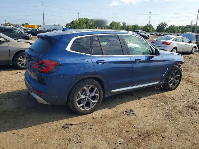 2022 BMW X3 VIN 5UX53DP07N9K99305 фото 3