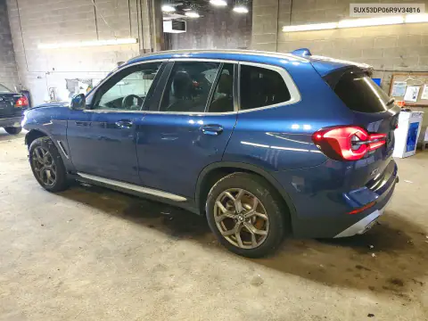 5UX53DP06R9V34816 — 2024 BMW X3, фото 2 з Copart, Передня частина