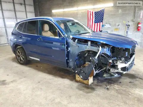 5UX53DP06R9V34816 — 2024 BMW X3, фото 4 з Copart, Передня частина