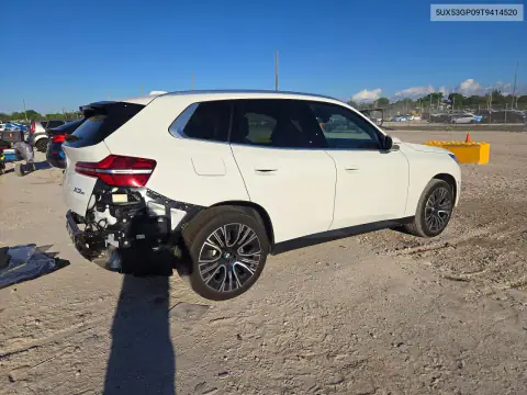 5UX53GP09T9414520 — 2026 BMW X3, foto 3 de Copart, Parte trasera