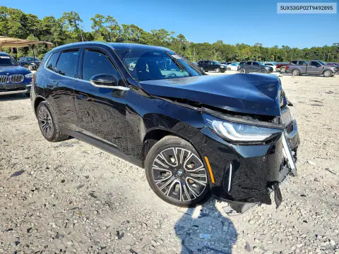 5UX53GP02T9492895 — 2026 BMW X3, photo 4 from Copart, Front end