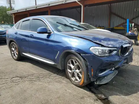 5UX2V1C08M9E85096 — 2021 BMW X4, photo 4 from Copart, Front end