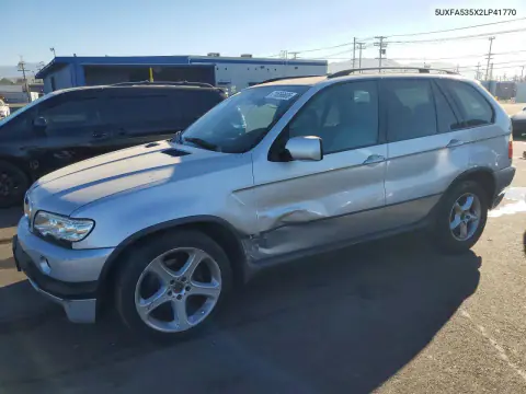 2002 BMW X5 3.0I VIN 5UXFA535X2LP41770 фото 1