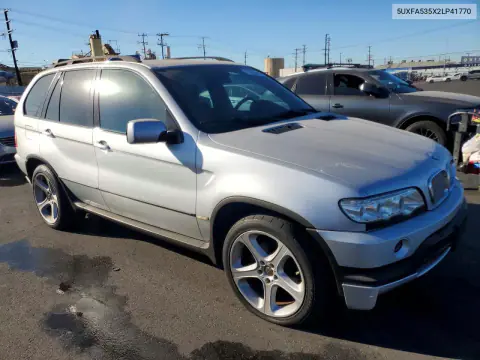 2002 BMW X5 3.0I VIN 5UXFA535X2LP41770 фото 4