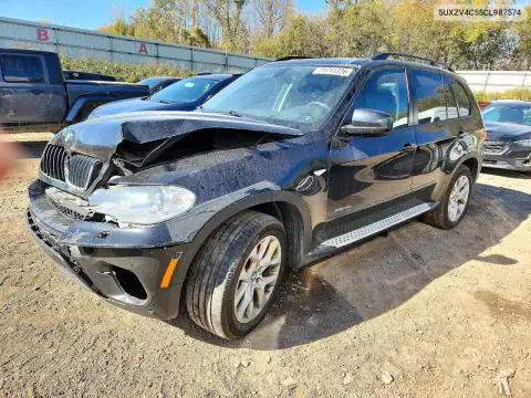 5UXZV4C55CL987574 — 2012 BMW X5, Передняя часть, фото до ремонта