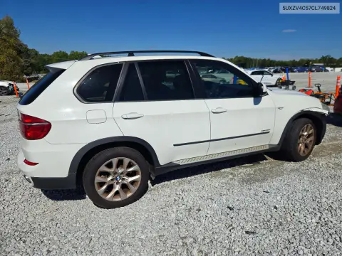 2012 BMW X5 xDrive35I VIN 5UXZV4C57CL749824 фото 3