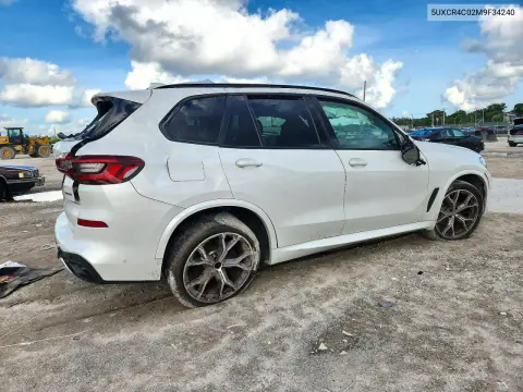 2021 BMW X5 Sdrive 40I VIN 5UXCR4C02M9F34240 фото 3
