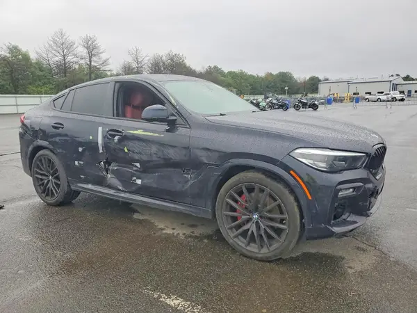 5UXCY6C07M9G23767 — 2021 BMW X6, photo 4 from Copart, Side